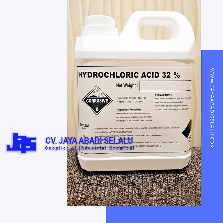 HCL 32% / Hydrochloric Acid / Asam Chlorida